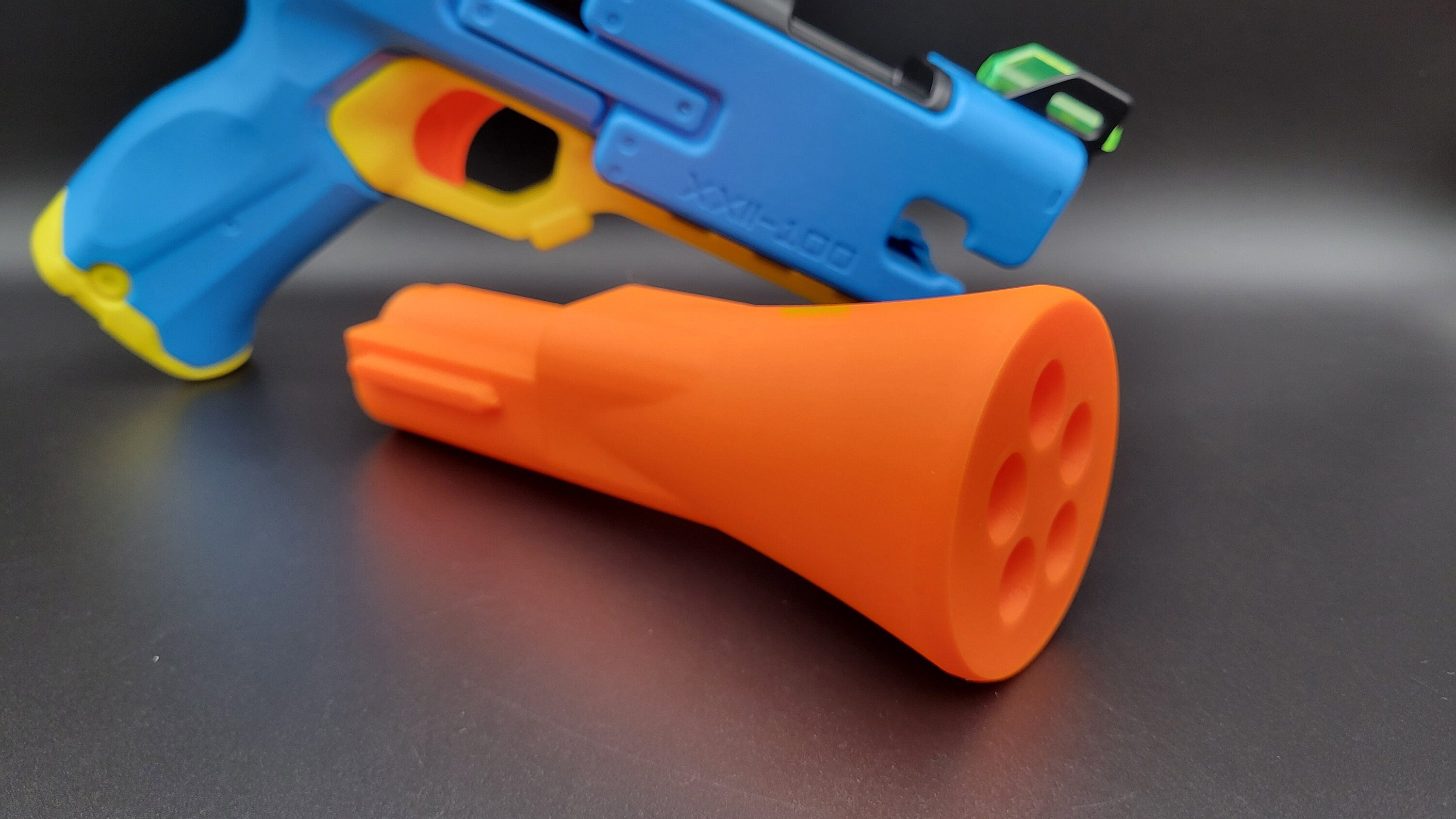Blunderbuss Barrel Mod For Nerf Rival Fate Dart Blaster 5 Dart Volley -Shotgun Capacity Toy Pistol Gun Part for Modding & Modders
