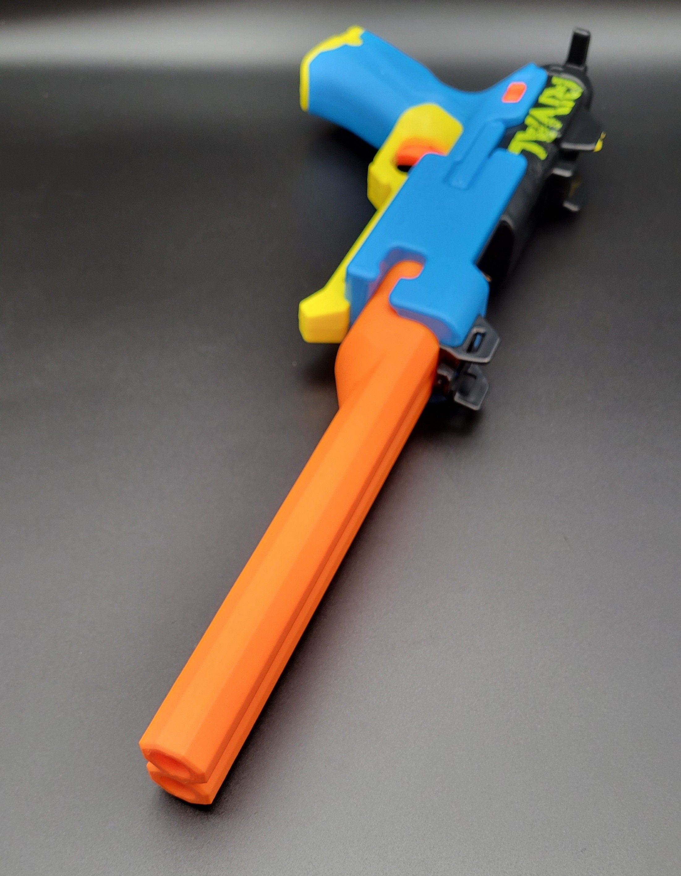 Double Barrel Mod For Nerf Rival Fate Dart Blaster InLine Clip - 6 Round 12 Dart Capacity Half Short Dart Toy Pistol Gun In Line Part!
