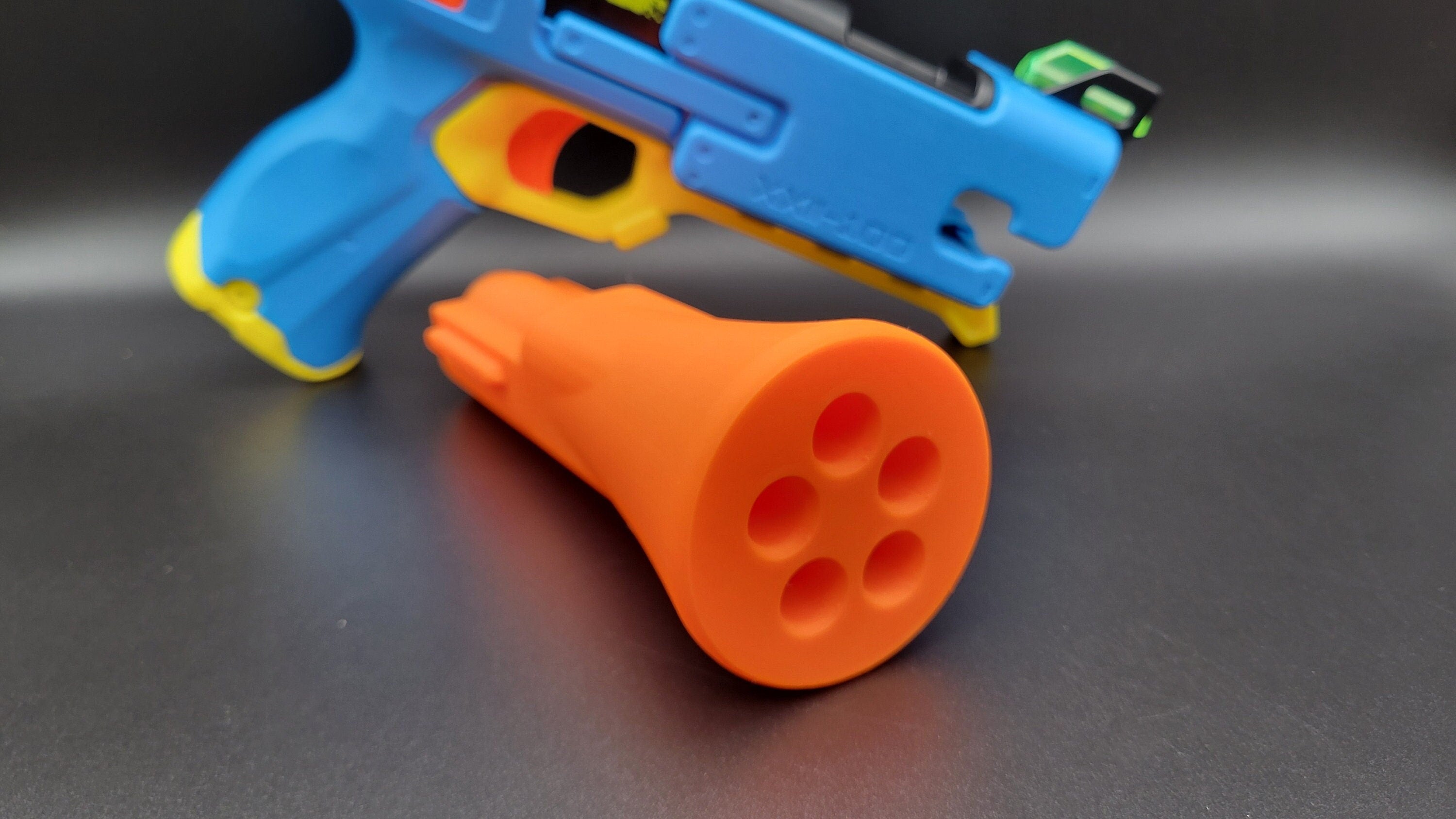 Blunderbuss Barrel Mod For Nerf Rival Fate Dart Blaster 5 Dart Volley -Shotgun Capacity Toy Pistol Gun Part for Modding & Modders