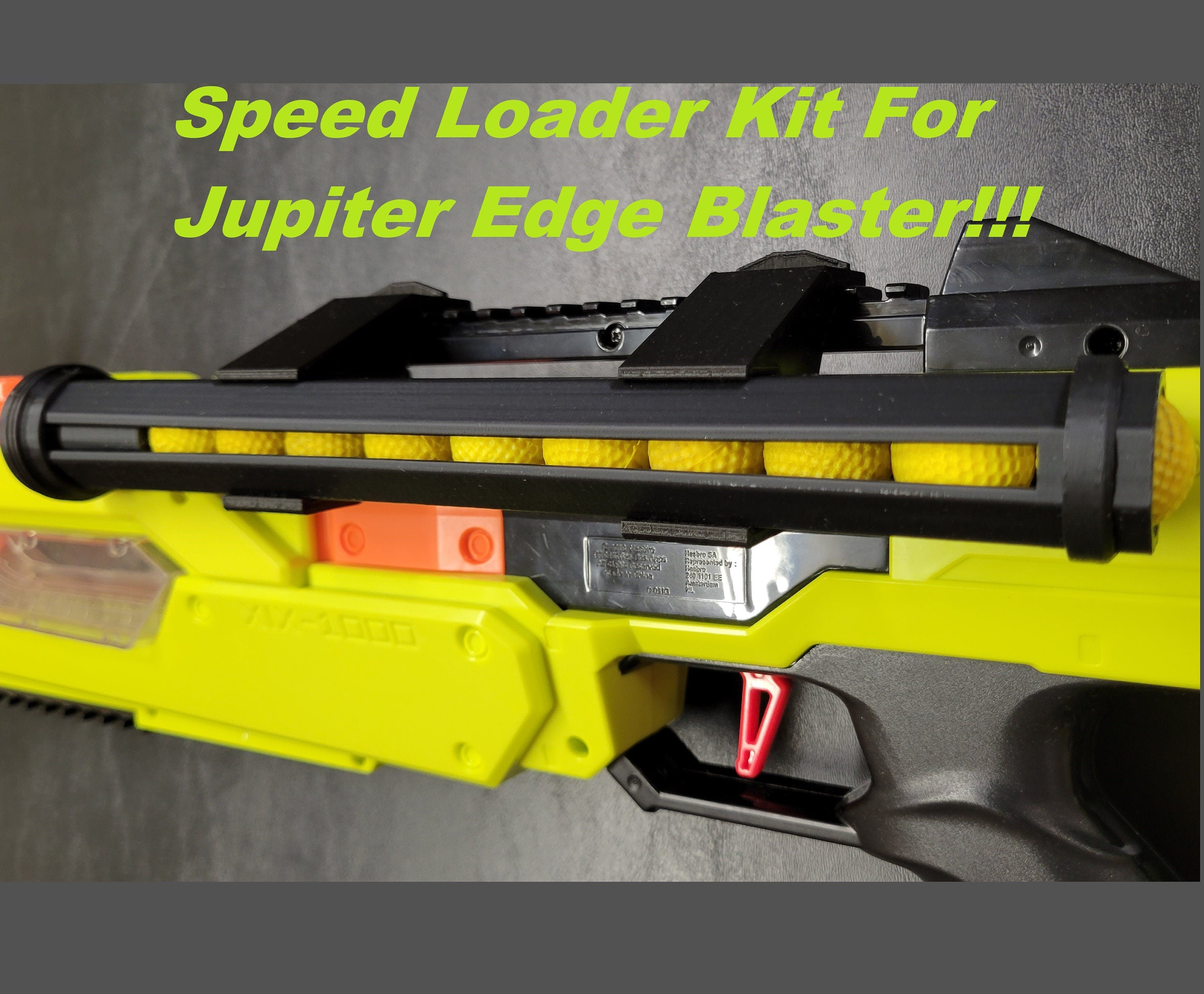10 Shot Speed Loader Holder with Speed Loader Compatible With Nerf Rival Jupiter Edge Series Blaster XIX-1000 Refill Toy Gun Part Clip