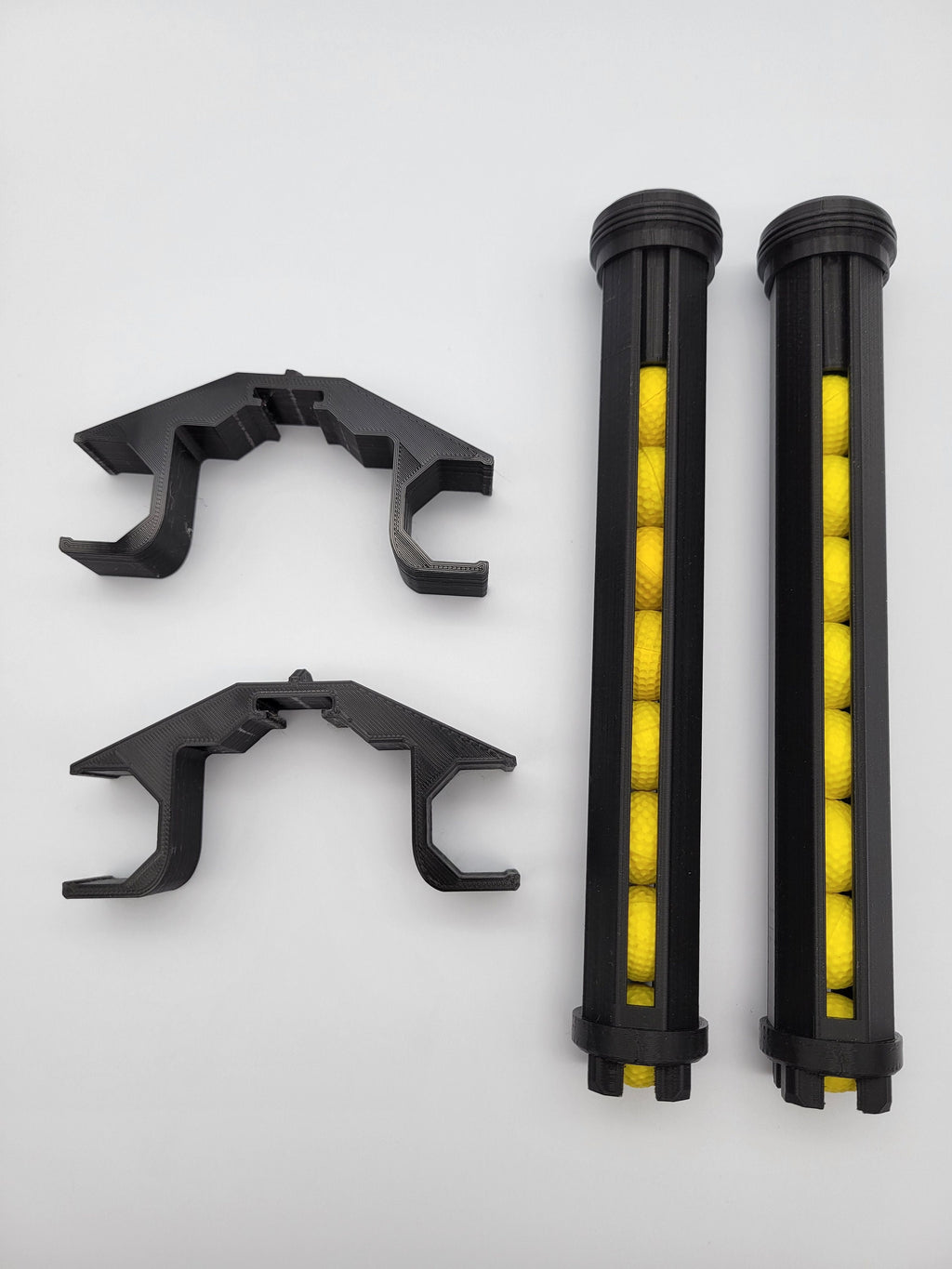 Dual 8 Shot Speed Loader Holder with Speed Loaders Compatible With Nerf Rival Takedown Blaster Xx-800 Refill Toy Gun Part Clip