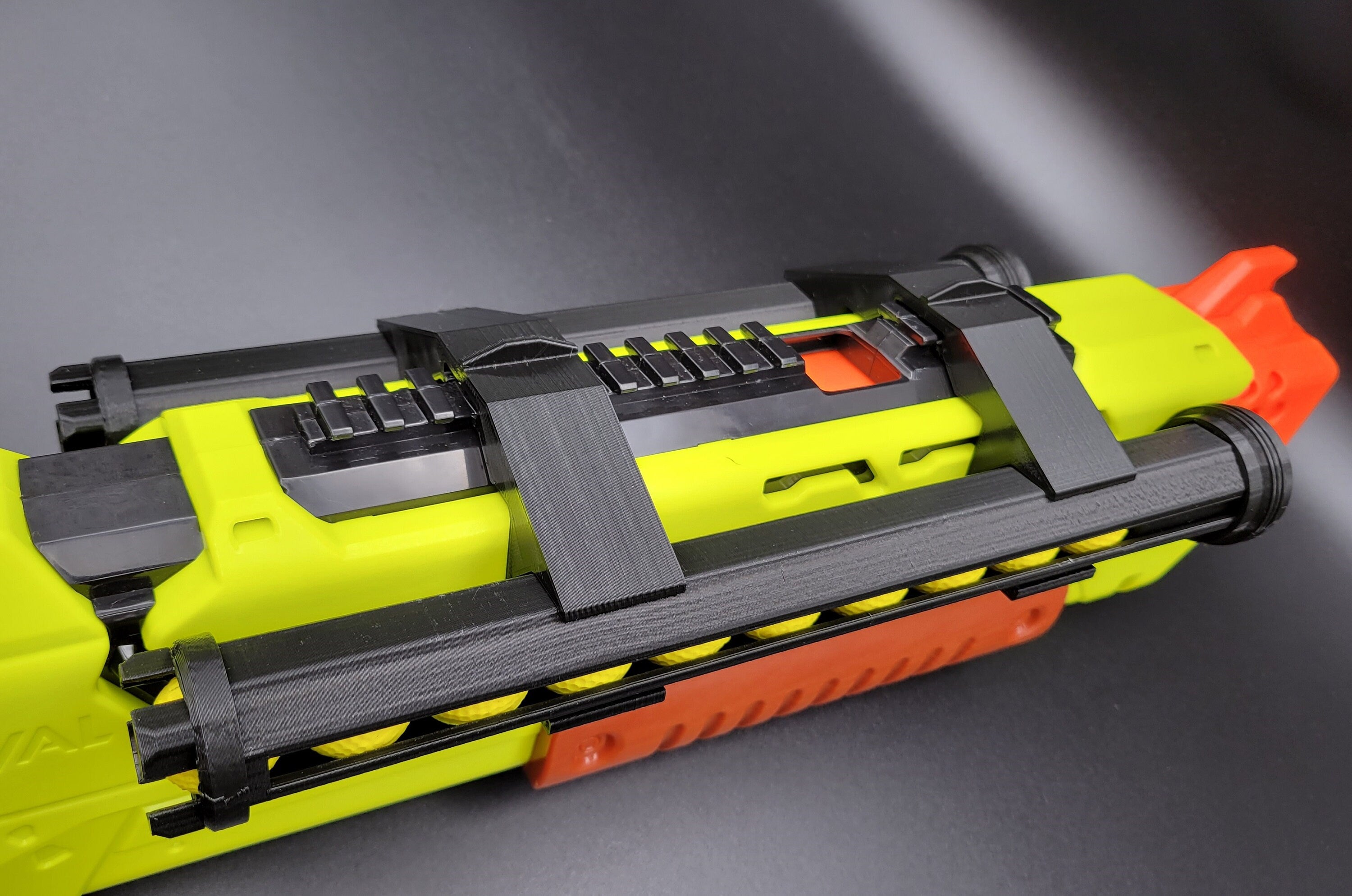 Dual 10 Shot Speed Loader Holder with Speed Loaders Compatible With Nerf Rival Saturn Edge Series Blaster XX-1000 Refill Toy Gun Part Clip