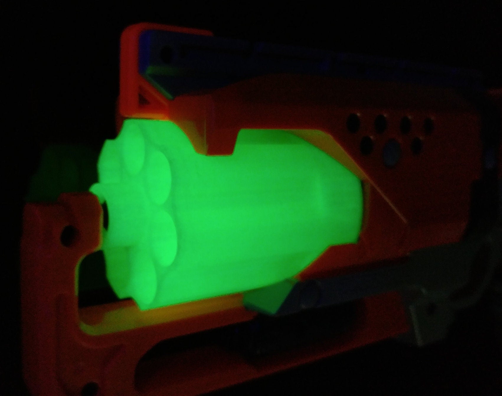 For Nerf Hammershot Blaster 7 Round Dart Cylinder Barrel Kit Zombie Strike - Classic Upgraded 2.0 Version! - Revolver Mod Shot Toy Gun Part