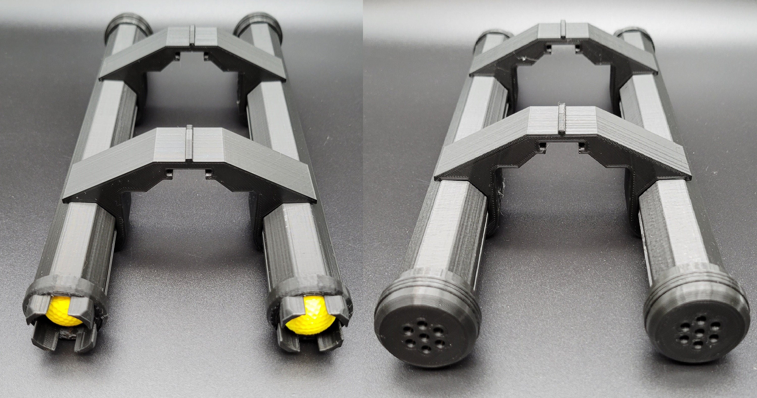 Dual 10 Shot Speed Loader Holder with Speed Loaders Compatible With Nerf Rival Saturn Edge Series Blaster XX-1000 Refill Toy Gun Part Clip