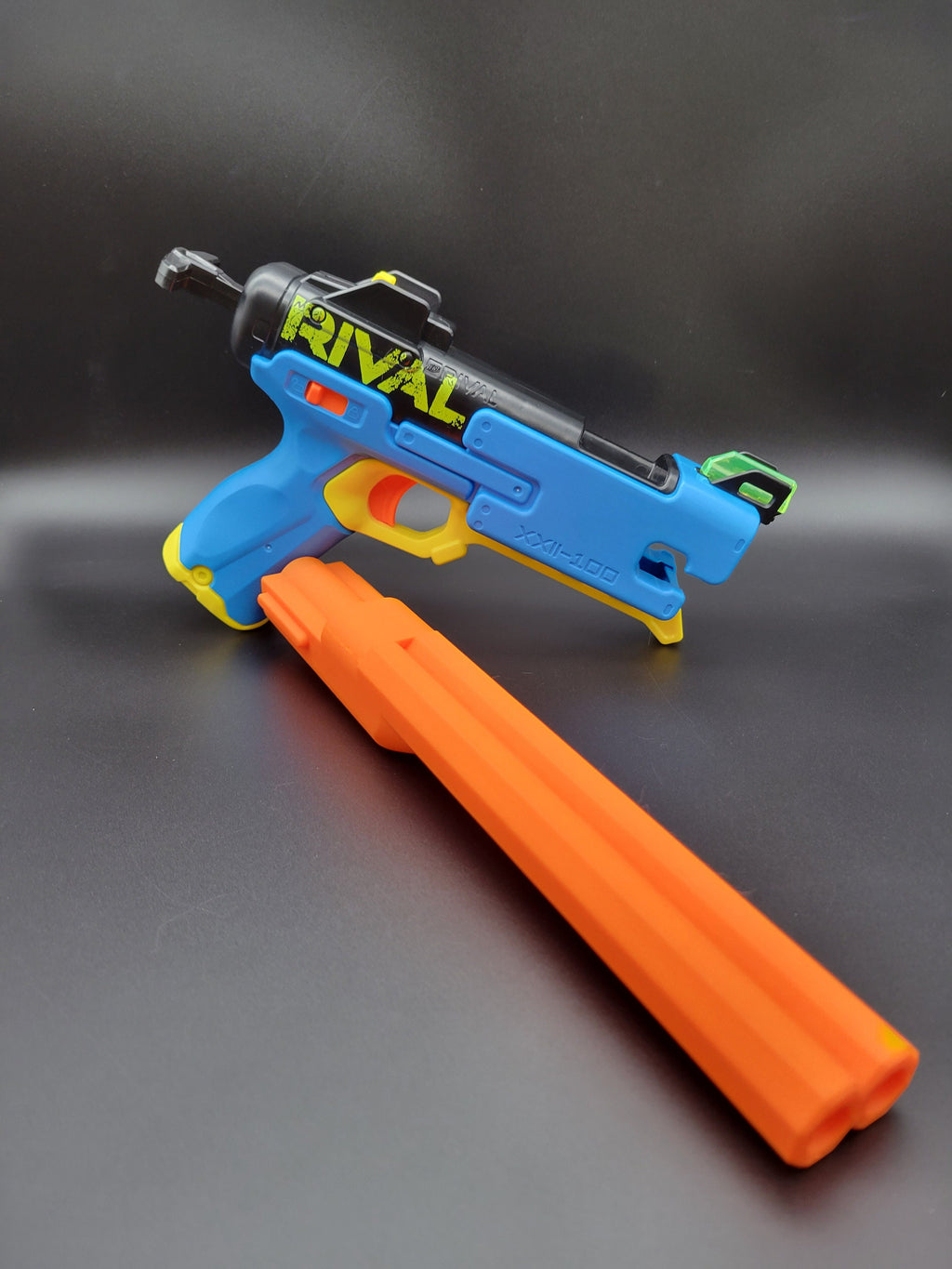 Double Barrel Mod For Nerf Rival Fate Dart Blaster InLine Clip - 6 Round 12 Dart Capacity Half Short Dart Toy Pistol Gun In Line Part!