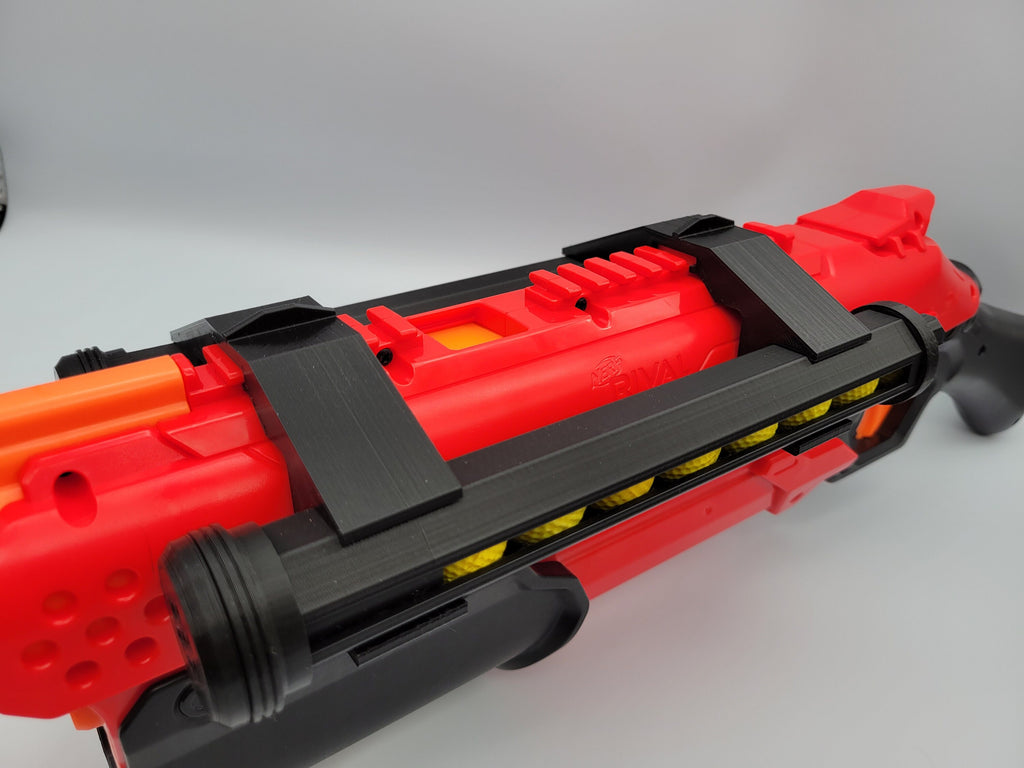 Dual 8 Shot Speed Loader Holder with Speed Loaders Compatible With Nerf Rival Takedown Blaster Xx-800 Refill Toy Gun Part Clip