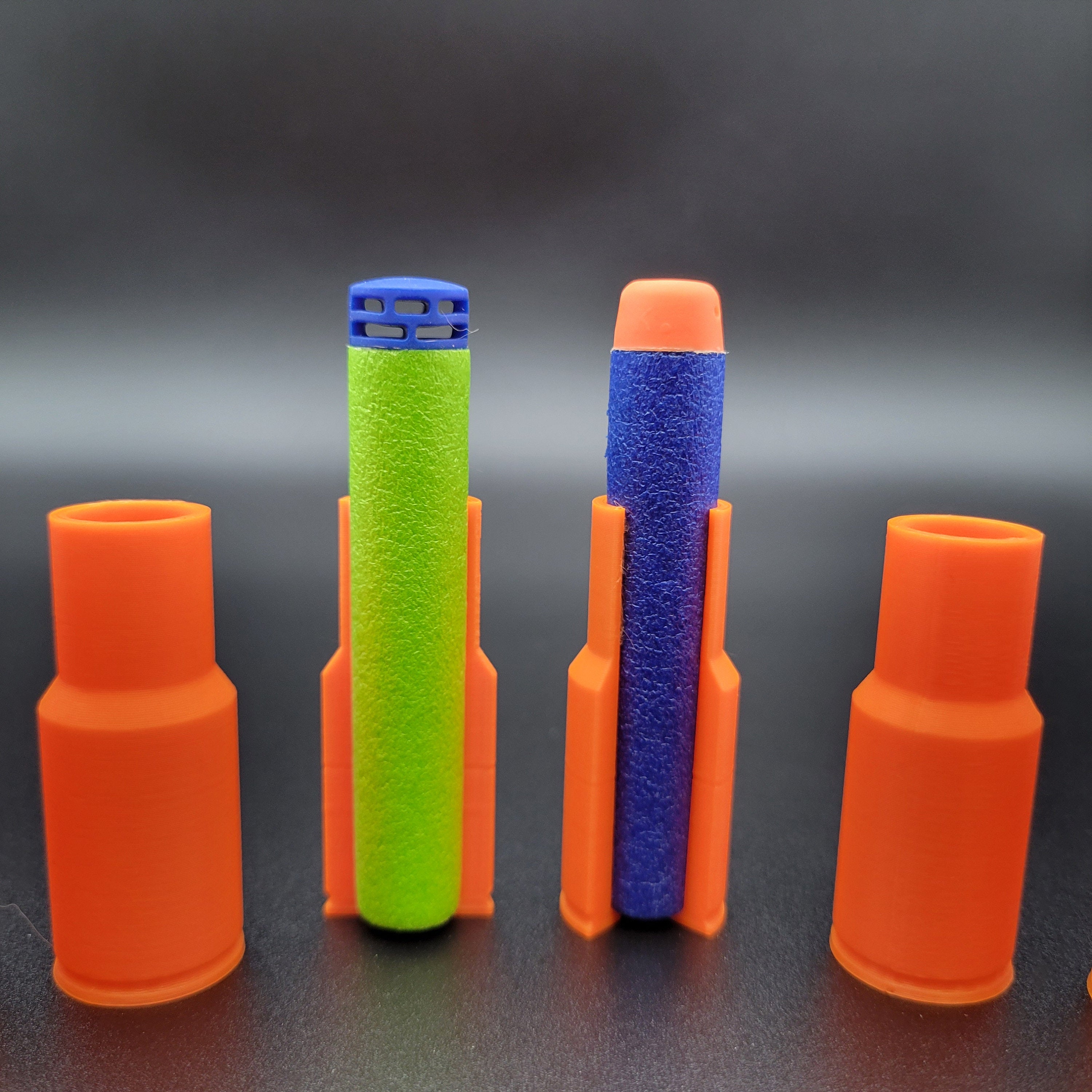 Buzz Bee Blaster Gun Compatible Shells | Work with .5 inch diameter Elite Size Comparable Darts | Full, Half, any length Dart, Rifle Shotgun