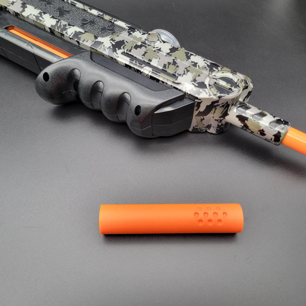 Barrel Adapter Mod For Bug-A-Salt 3.0 Blaster! To Fire Foam Darts! Compatible with Bug A Salt Toy Gun to use standard size elite darts!